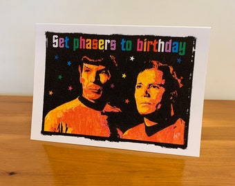 Star Trek Birthday Card | Etsy