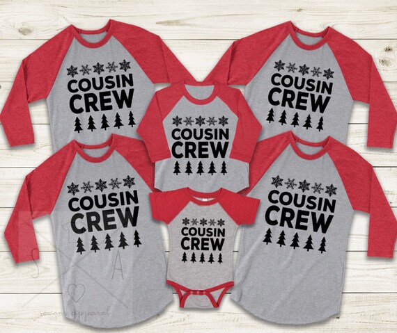 Christmas cousin crew shirts Clearance