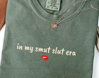 Comfort Colors™ Smut Book Lover T-shirt, Minimalist Spicy Book Lover Shirt, Smut Book Lovers Gift, Bookish Shirt, Romance Book Lover Gift