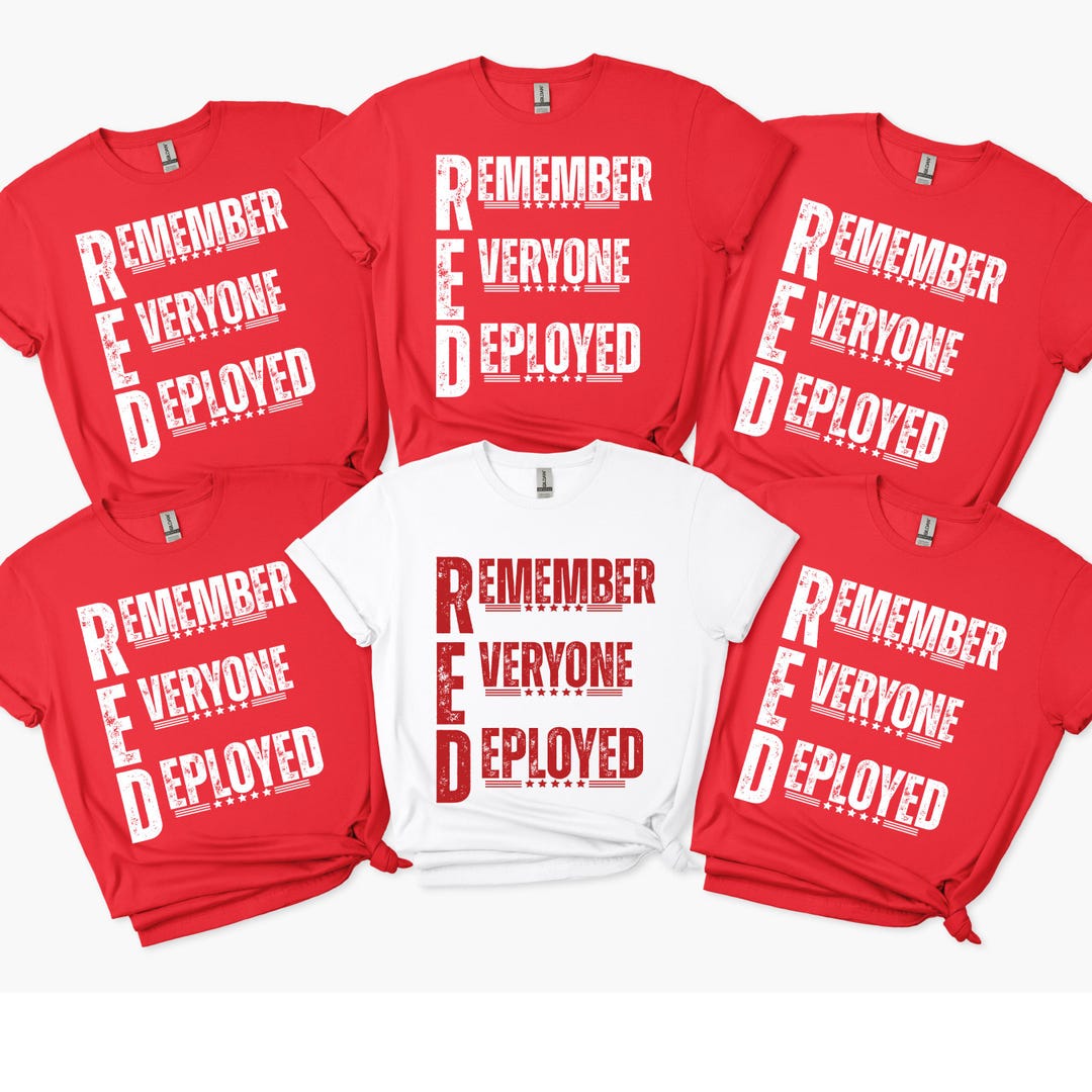 Support Red Friday On Fridays We Wear Red Shirt, Red Friday Military Support Shirt ...