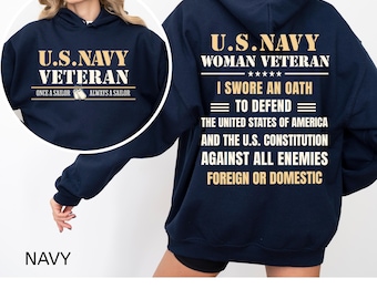 Female Veteran Hoodie, Military Woman Hoodie, Female Veterans Veteran's Day Gift, Gift for Woman Veterans, Military Retirement Gift