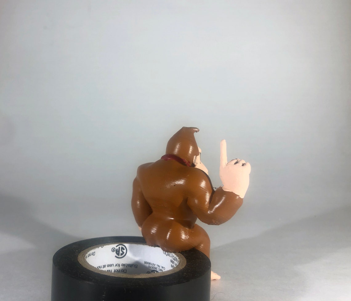 Donkey Kong you may spank it.... ONCE figure toy 3.5in Etsy