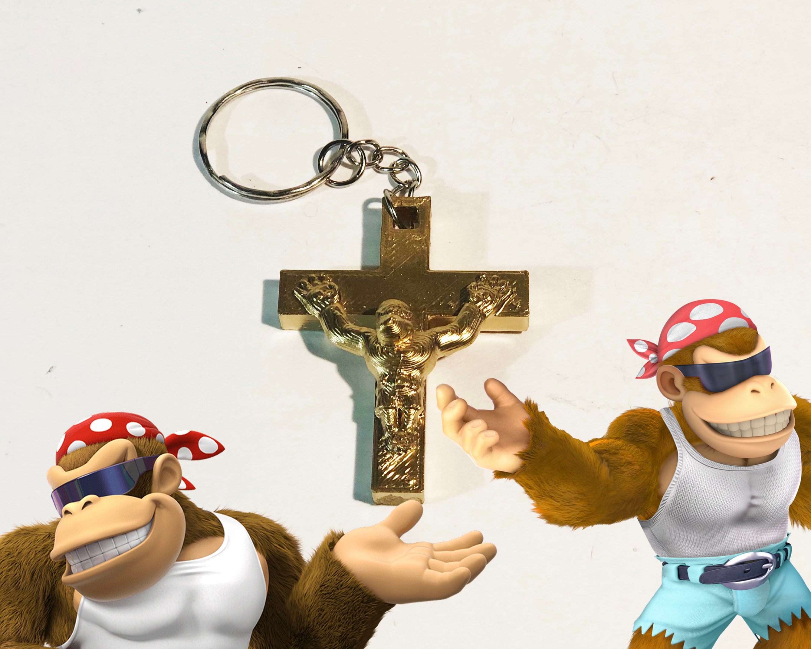 King Kong Keychain Etsy