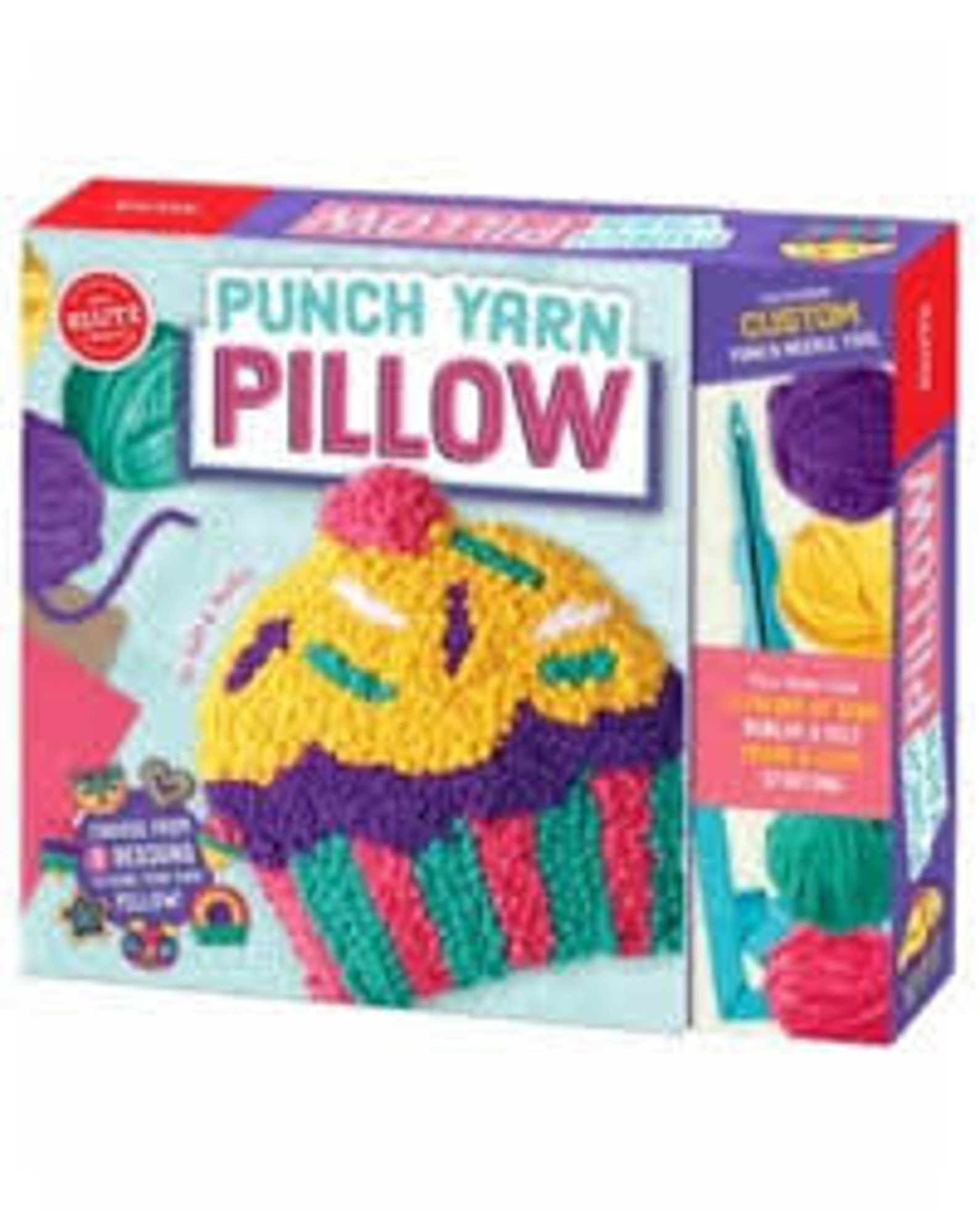 Kids Punch Needle Pillow Kit Etsy