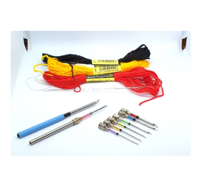 Russian Embroidery Punch Needle 8 size Kit Etsy