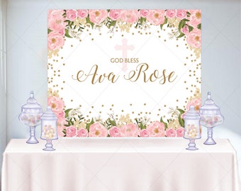 Baptism Backdrop Etsy