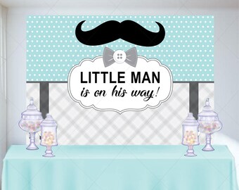 Baby Shower Backdrop Boy Etsy Baby Shower Backdrop Boy Etsy