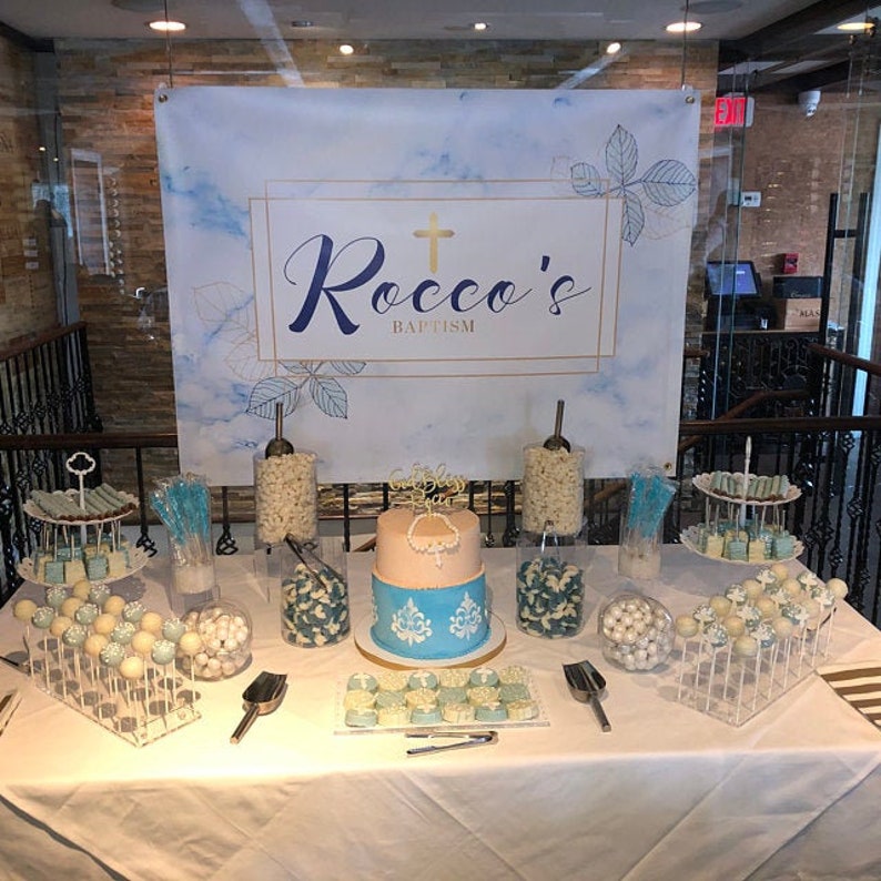 Girl Baptism Backdrop Pink Marble Communion Backdrop Gold Etsy