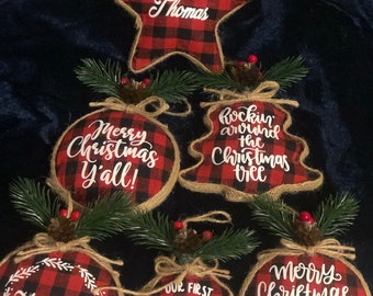 Personalized Christmas ornaments