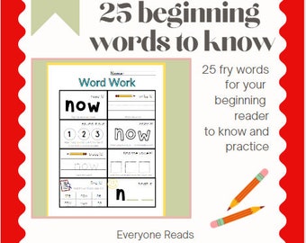 25 Sight Words