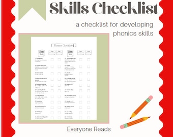 Phonics Teaching Checklist