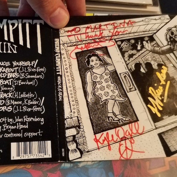 Signed By three members of the Band Autographed Dread Clampitt "Wrack & Ruin" signed by band Music CD free shipping