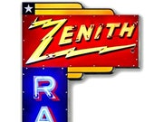 17 quot Neon Style Zenith Radio Marquis in Steel metal AD sign nostalgic 1936 bar hotel USA Vtg garage Colorful TV retro Hang display decor gift
