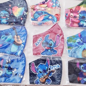 Little Lilo + Stitch Adult/teen Handmade Custom Mask Face Covers Masks ...