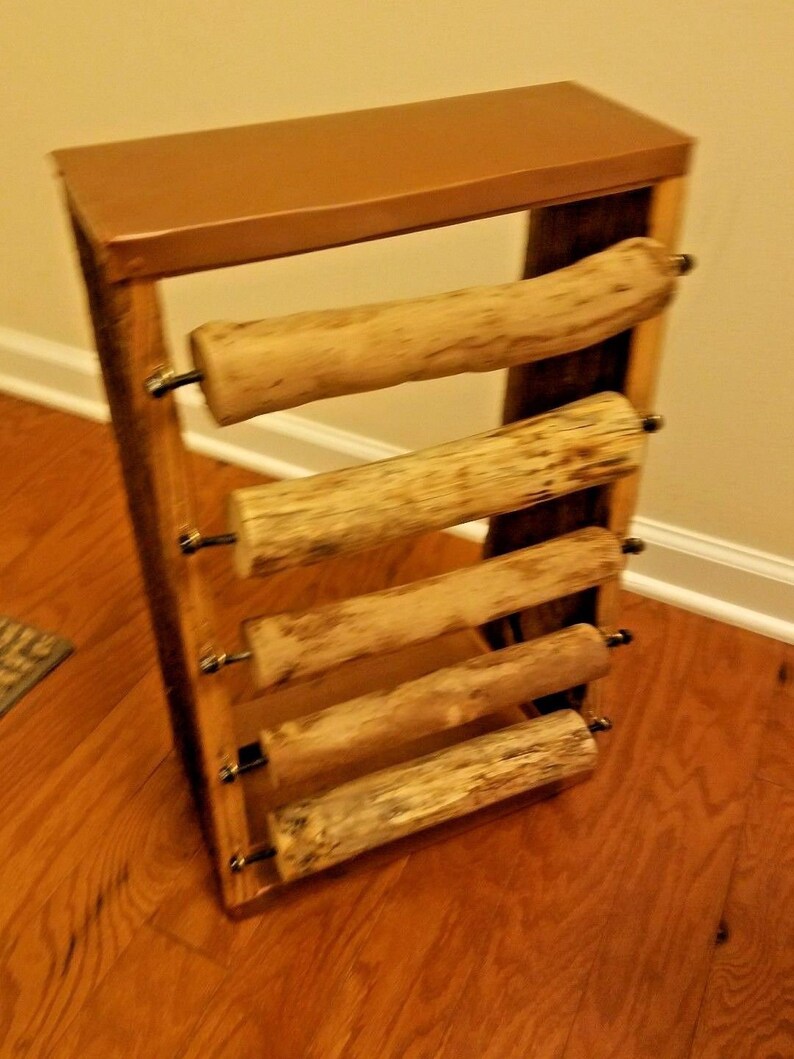 28 Custom made Wooden wire spool cable Craft rack Decor Display Jewelry necklace braclet string sew ribbon 5 roll holders wood tree reels