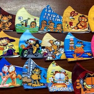 Handmade Custom Face Covers Masks High Q ART Cartoon Toon Fun Love ...