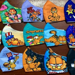 Handmade Custom Mask Face Covers Masks Manmade High Q Craft ART Cartoon ...