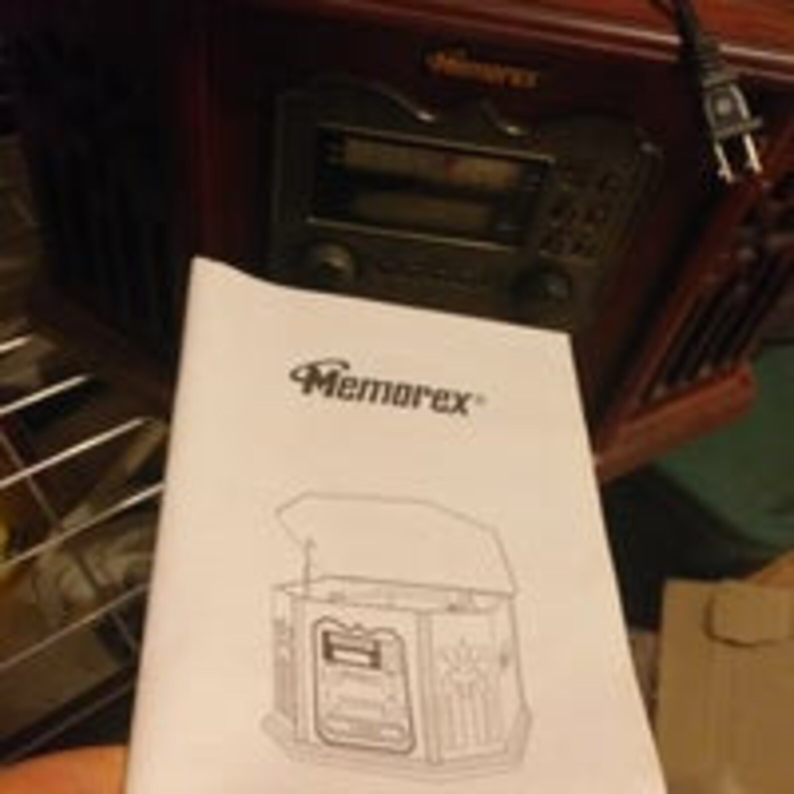 Memorex Wooden Cassette CD Record Vinyl Player Am FM Radio Etsy