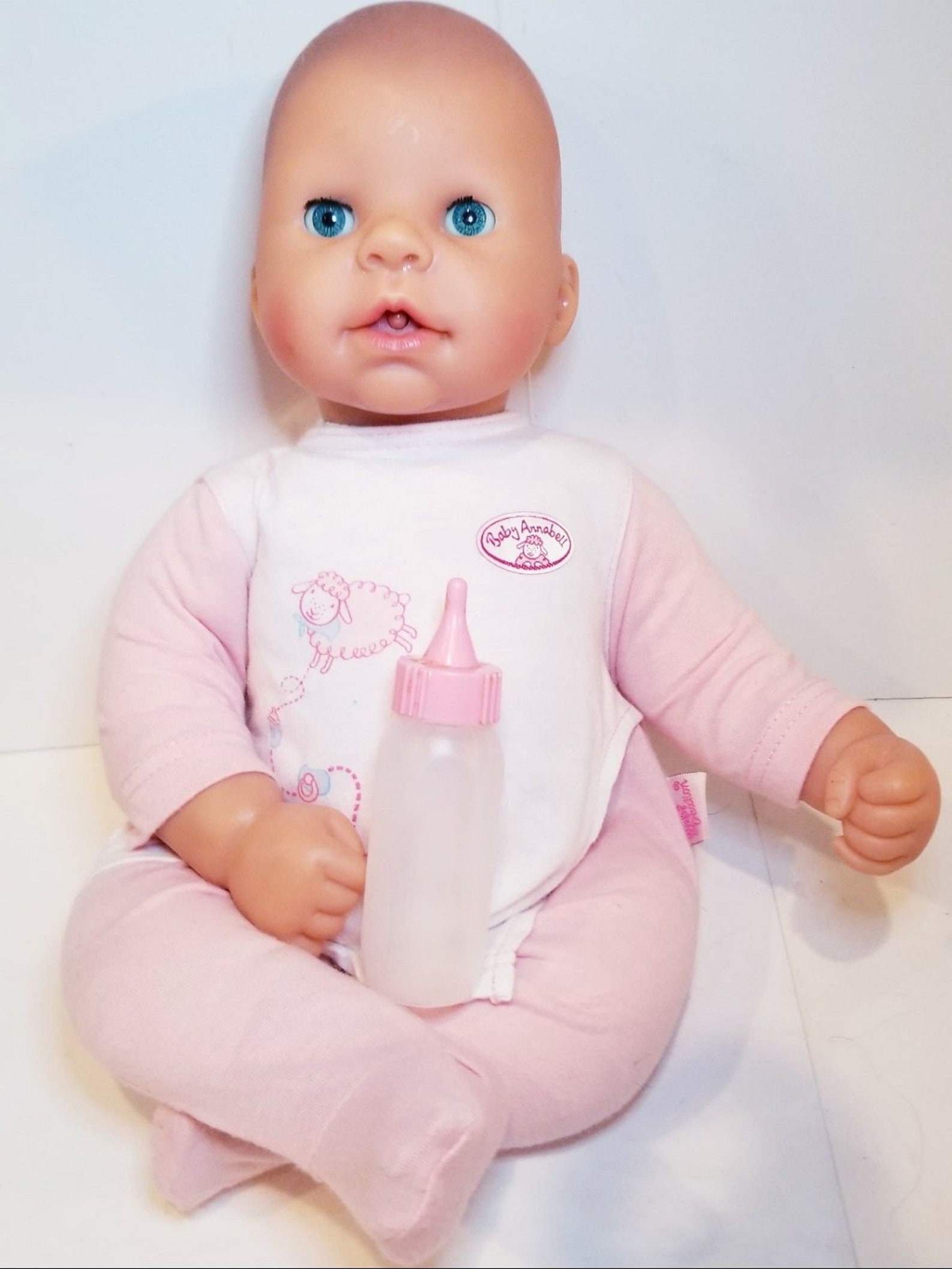 Baby Annabell Doll Lifelike Interactive Pink Bottle Pacifier Etsy