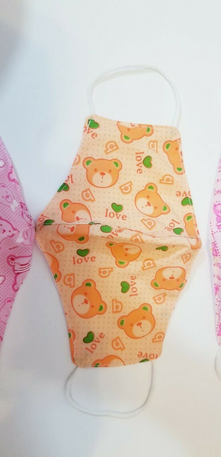 Discover Family Three bonus pack Handmade custom mask face cover masks manmade high Q craft colorful ART cartoon adult teen pooh happy bears