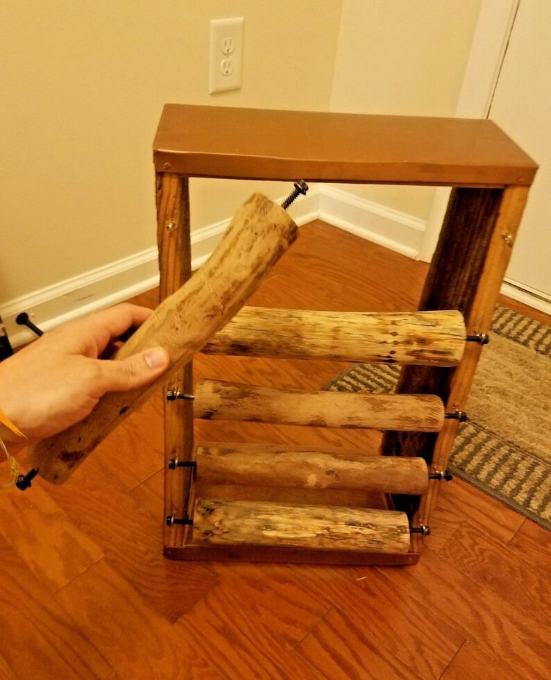 28 Custom made Wooden wire spool cable Craft rack Decor Display Jewelry necklace braclet string sew ribbon 5 roll holders wood tree reels