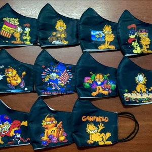 Handmade Custom Mask Face Covers Masks Manmade High Q Craft ART Cartoon ...