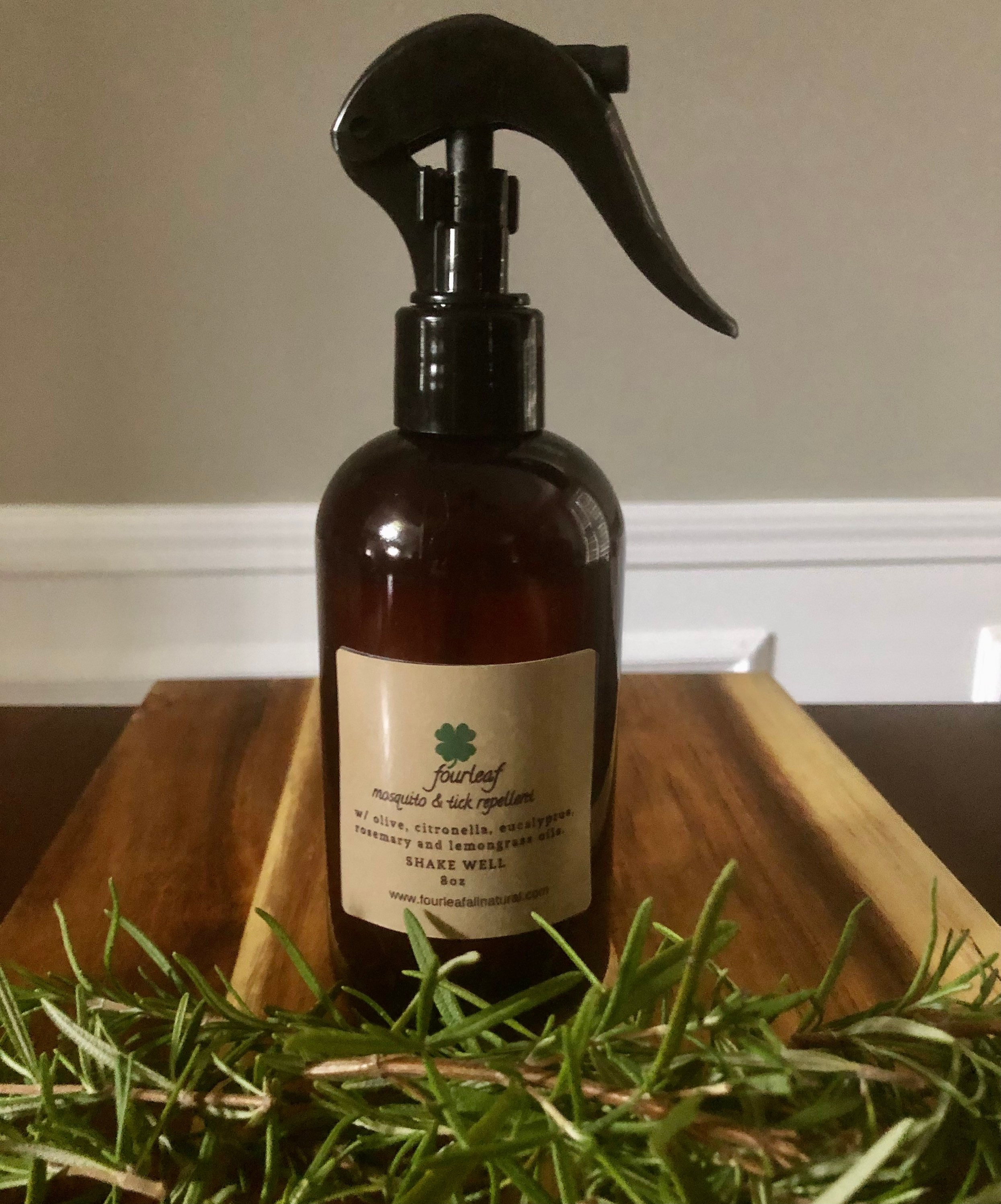All natural mosquito and tick repellent