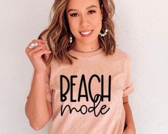 Beach Mode Shirt, Vacay Mode, Beach Life, Vacation Shirts, Girls Trip Tee, Birthday Beach Trip, Spring Break Shirt, Family Summer Beach Trip