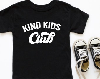 Kind Kids Club Shirt, It's Cool To Be Kind Shirt, Choose Kind Shirt For Toddlers, Spreading Kindness Tee For Kids, Toddler Kindness Tees