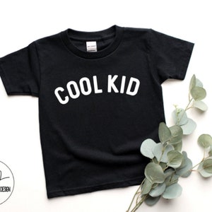 Cool Kid Shirt, Kids T-shirt, Cool Kid Tee, T-shirt, T-shirt for Kids , Trendy Kids Tees, Retro Kids Shirt, Baby Pregnancy Announcement image 1