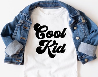 Cool Kid Shirt, Kids T-shirt, Cool Kid Tee, T-shirt, T-shirt for Kids , Trendy Kids Tees, Retro Kids Shirt, Baby Pregnancy Announcement