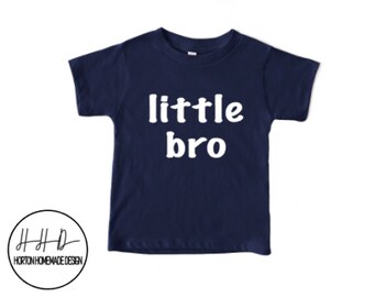 Little Bro Shirt, Baby Announcement, Matching Sibling Shirt, Big Brother Shirt, Big Sister Shirt, New Brother Gift, Little Brother Tee