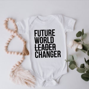 Future World Changer Toddler Shirt, Difference Maker Shirt, Career Day Shirt, World Leader Changer Tee, Save The Earth Kids Tee, Trendy Boho image 3