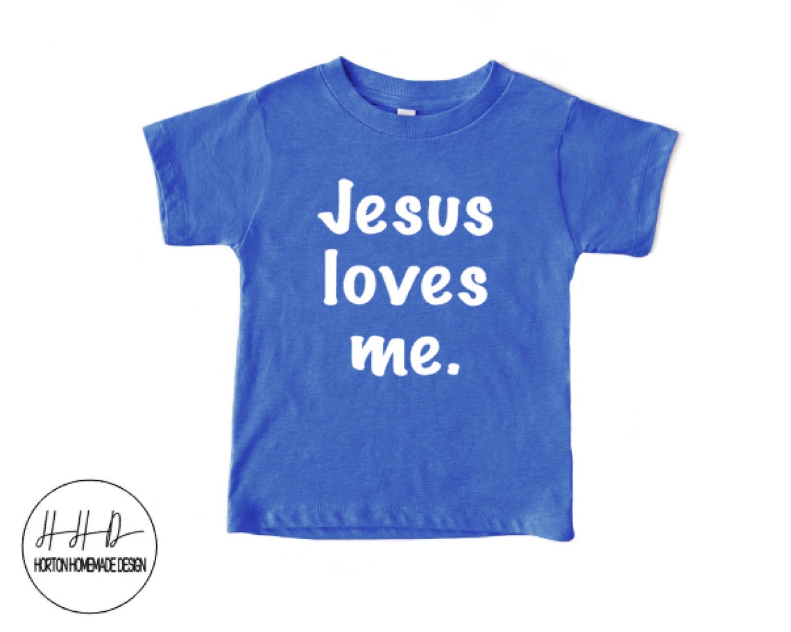 Jesus Loves Me Shirt Kids Easter Tee Christian Kids Shirt - Etsy