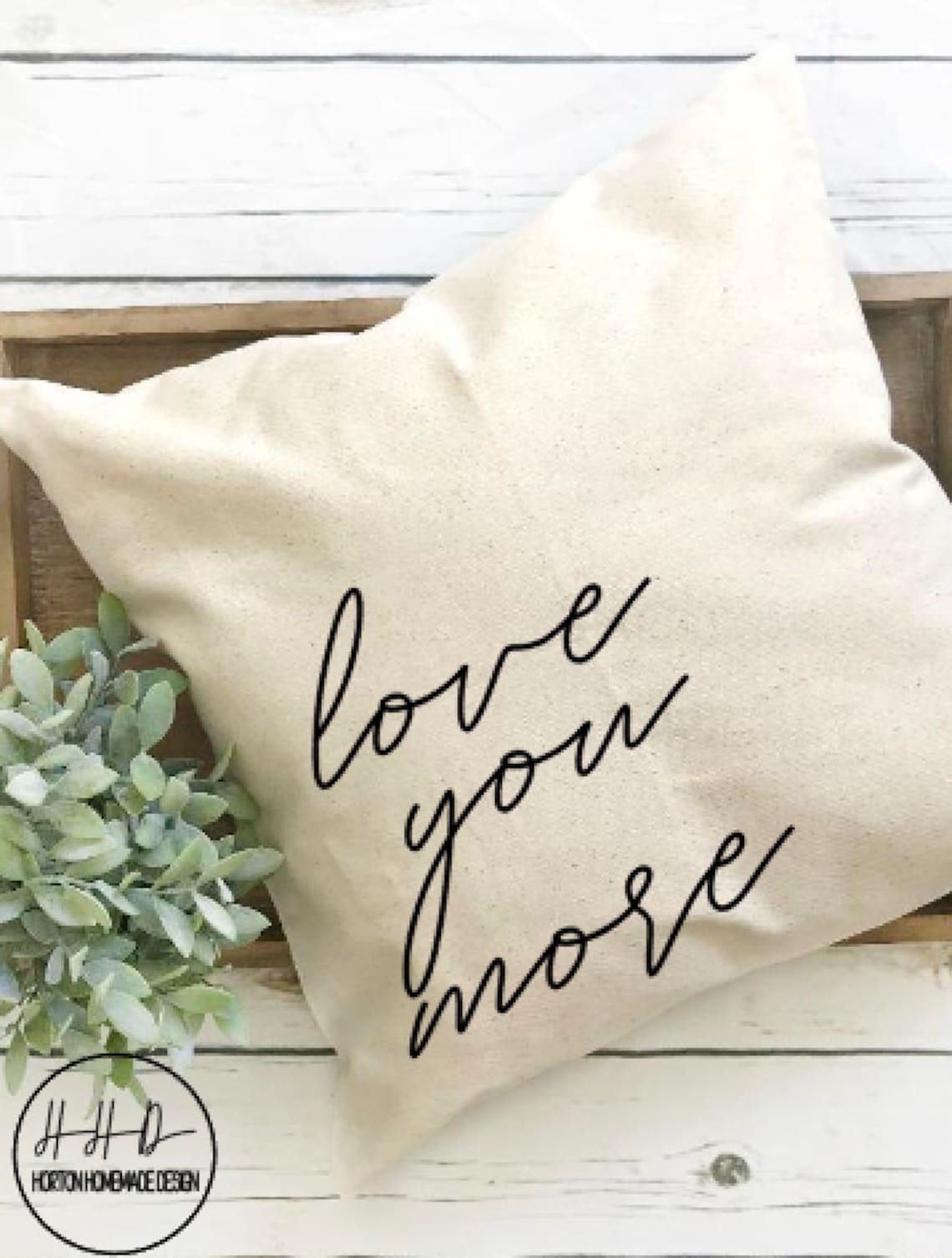 Love You More Pillow 2nd Anniversary Gift for Husband Etsy