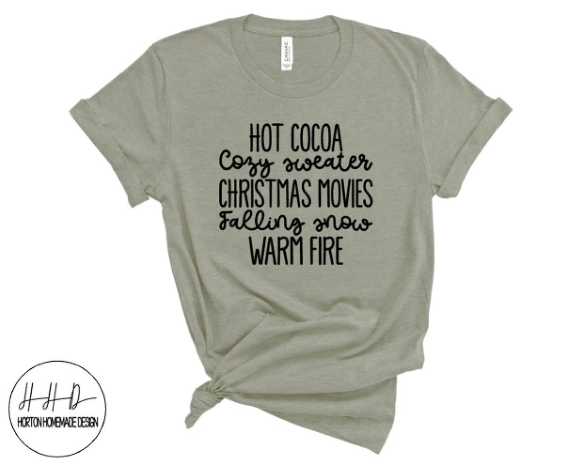 Christmas Words Tee Holiday Tees Graphic Tee Unisex Tee Etsy UK Christmas Graphic Tee