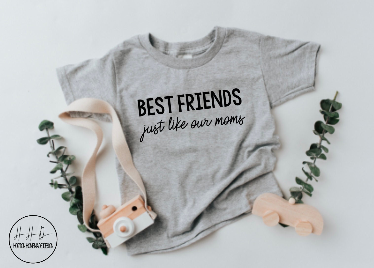 Best Friends Just Like Our Moms Kids Best Friend Tee Toddler Etsy France