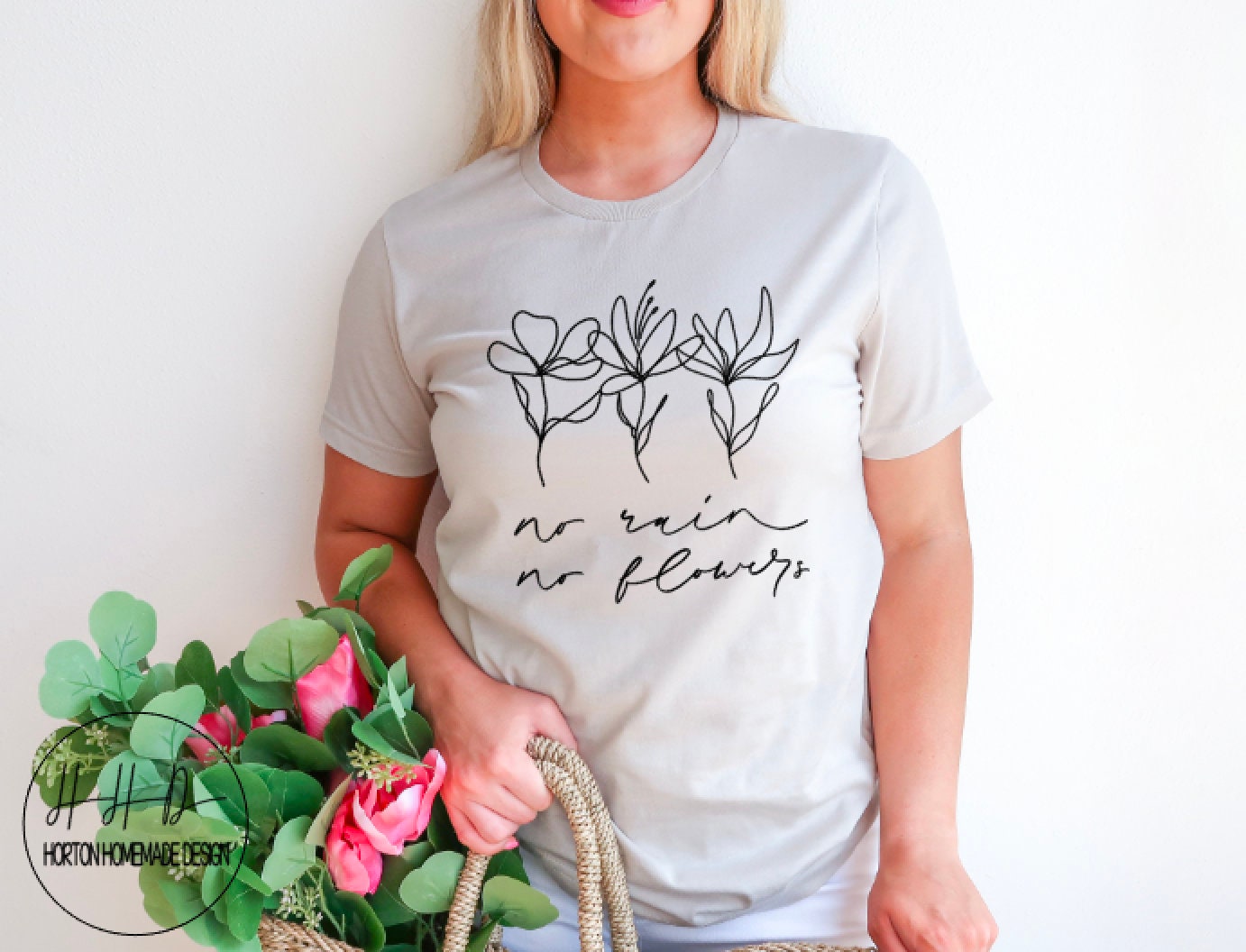 No Rain No Flowers Shirt Flower Shirt Women Wild Flower -  Norway