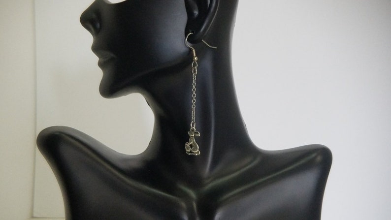 Easter Bunny Dangle Earrings