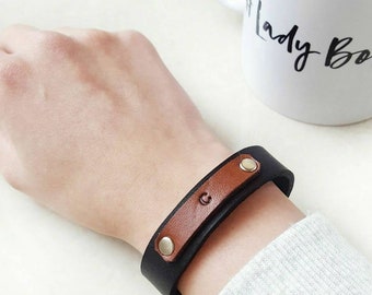 Leather bracelet