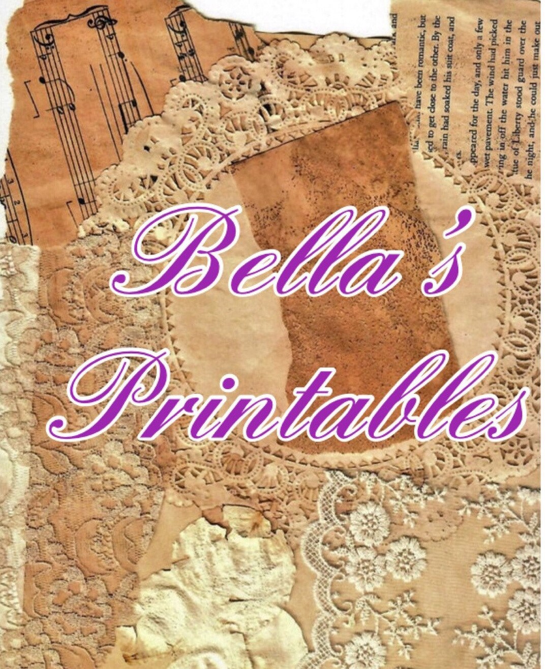 Collage Paper PRINTABLE Download - Etsy
