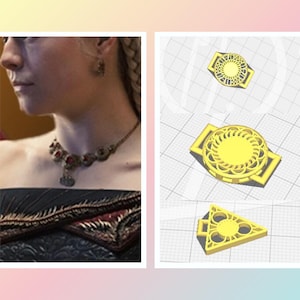 Rhaenyra Targaryen Necklace – 3D Print File