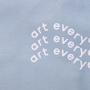 BELVEDERE PM BAG 21CM SKY BLUE CANVAS