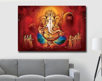 Ganesha Painting Etsy