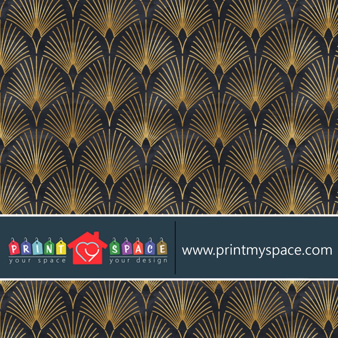 Geometric Art Dark Grey Gold Wallpaper Monochrome Embossed Etsy