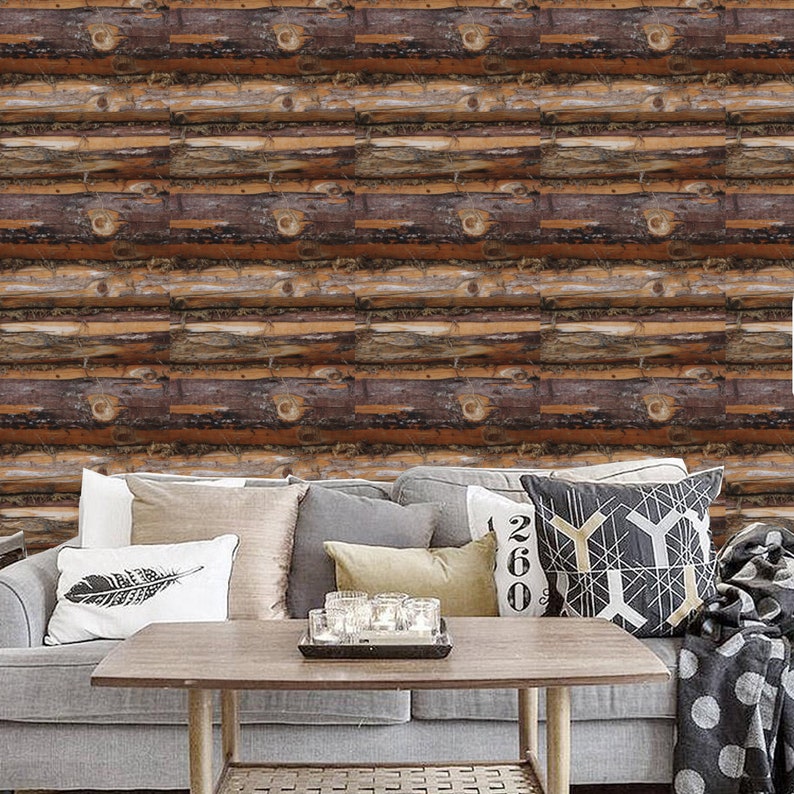 3d Wood Wallpaper Mural With Old Log Wall Wooden Decor Self Adhesive Covering L And Stick Texture