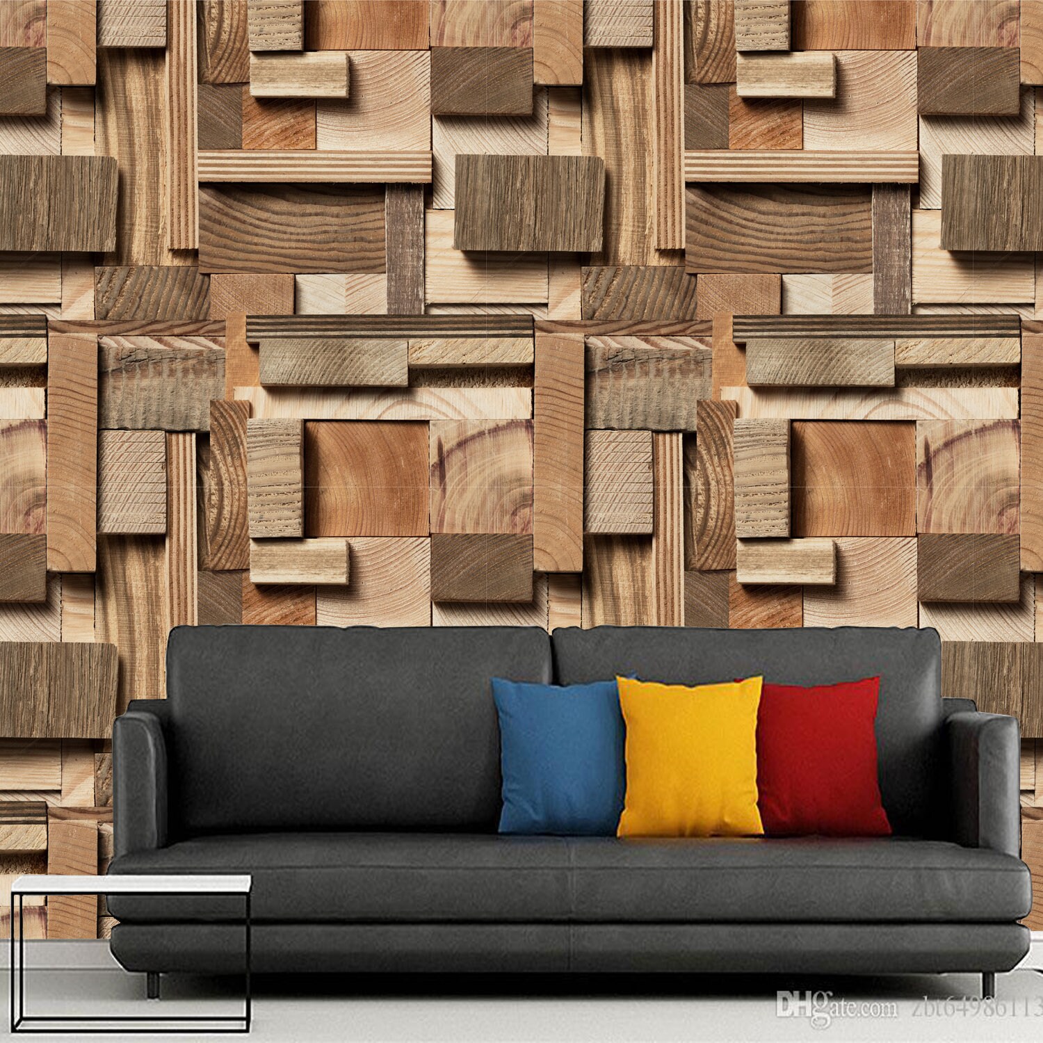 Printmyspace Removable 3D Wood Wallpaper Mural With Old Wood Etsy
