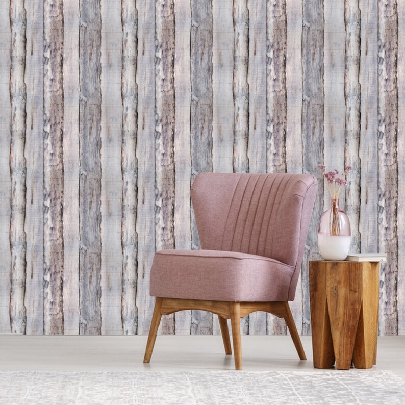 Aged Old Planks Removable Wood Wallpaper Traditional Non Etsy India