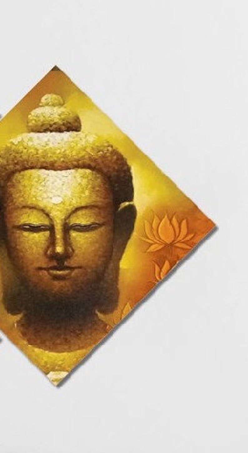 Buddha Canvas Wall Art Buddha Wall Art Spiritual and Etsy