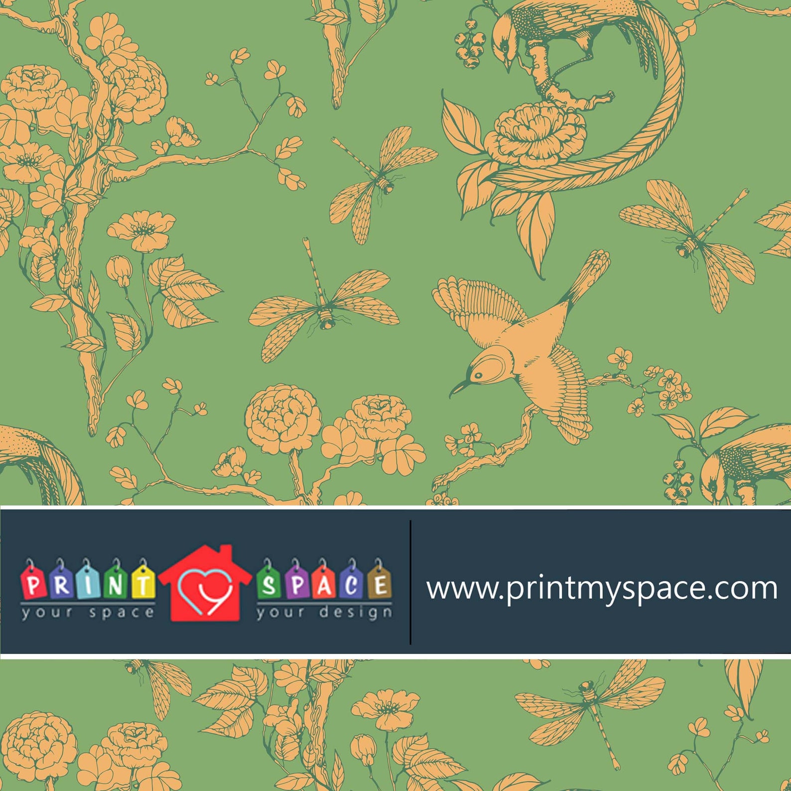 Vintage Green Boho Wallpaper Textured Traditional or Peel and Etsy